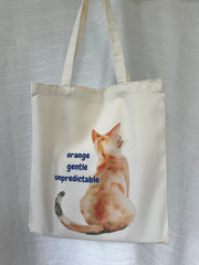 Orange Cat Tote