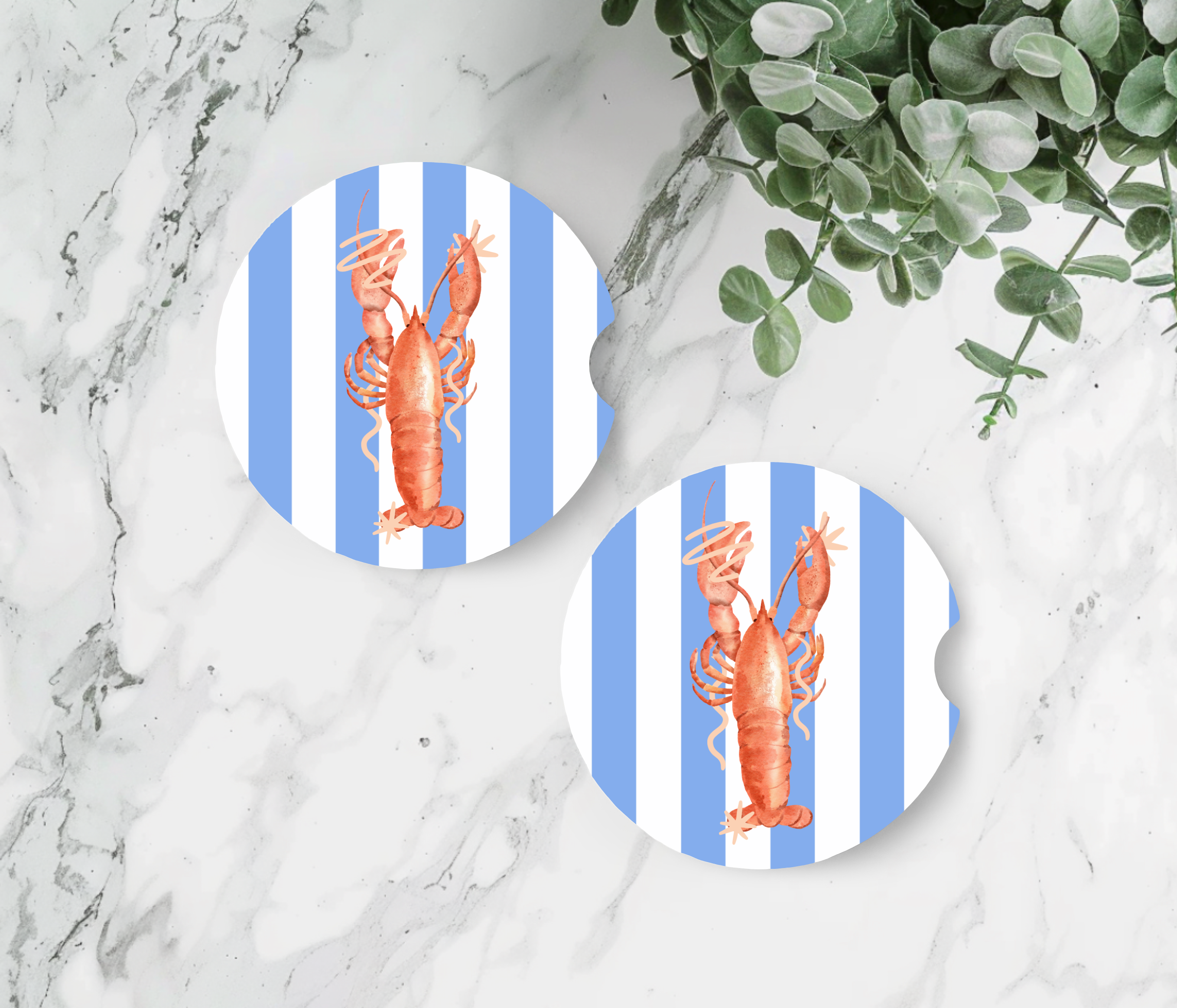 Lobster Car Coaster (2-Pack)