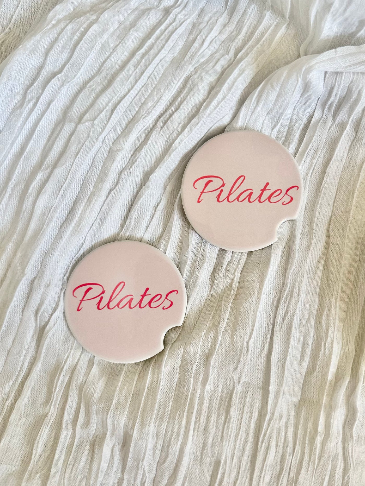 Pilates Car Coasters