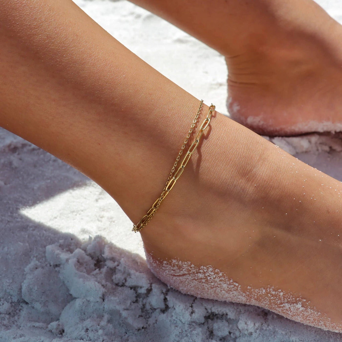 Crystal Chain Anklet