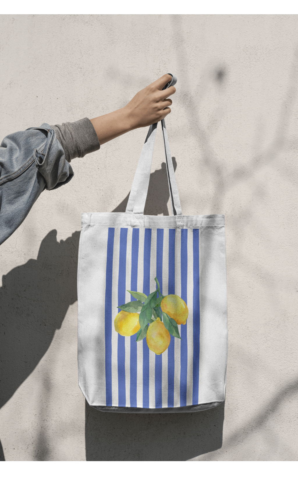 Coastal Lemons Tote