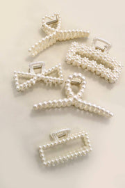 Pearl Hair Claw Clips