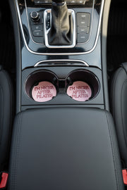 I’m Nicer After Pilates Car Coasters