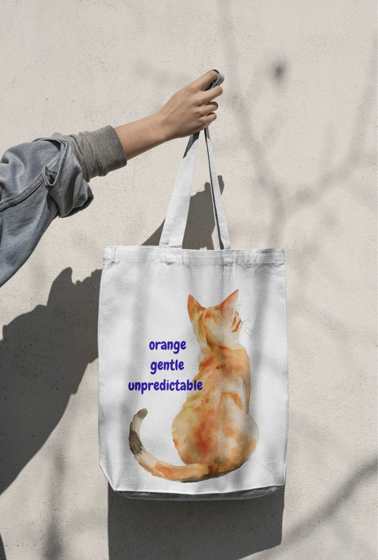 Orange Cat Tote
