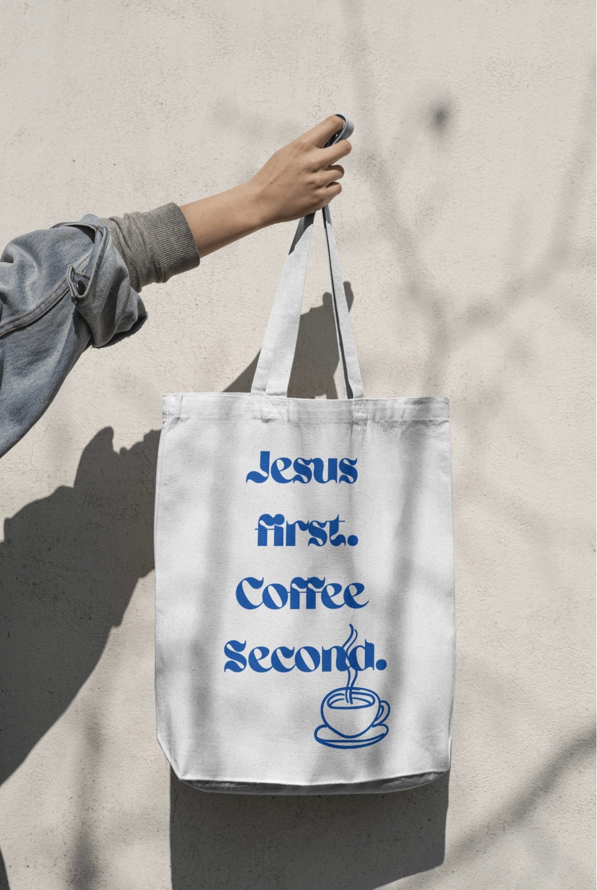 Jesus First. Coffee Second. Tote