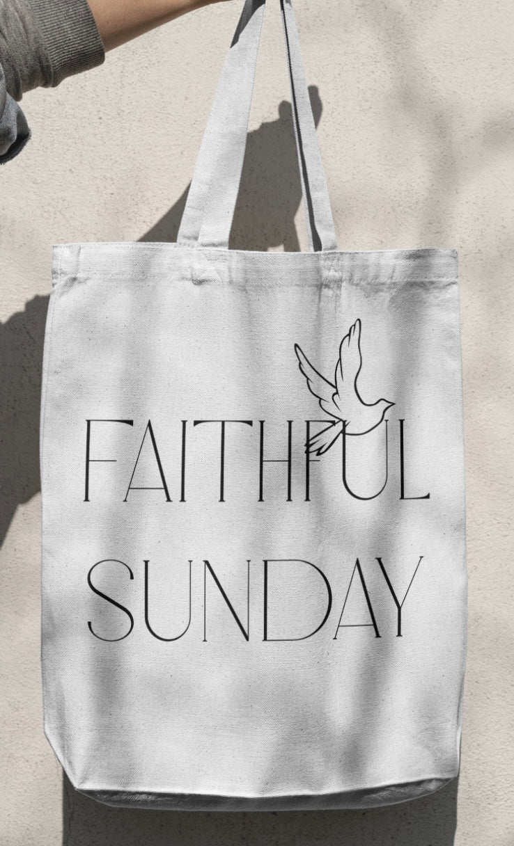 Faithful Sunday Tote