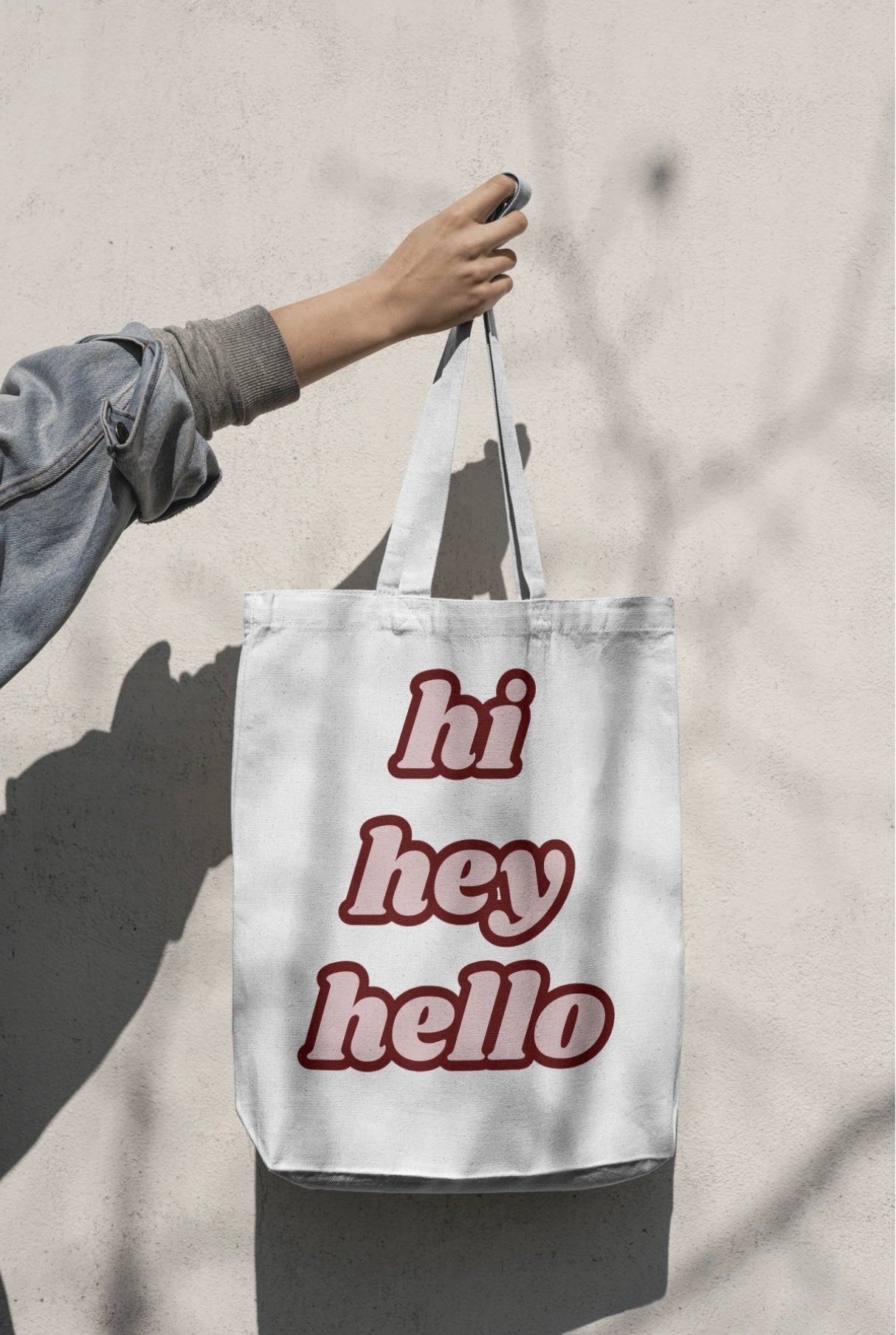 Hi Hey Hello Tote