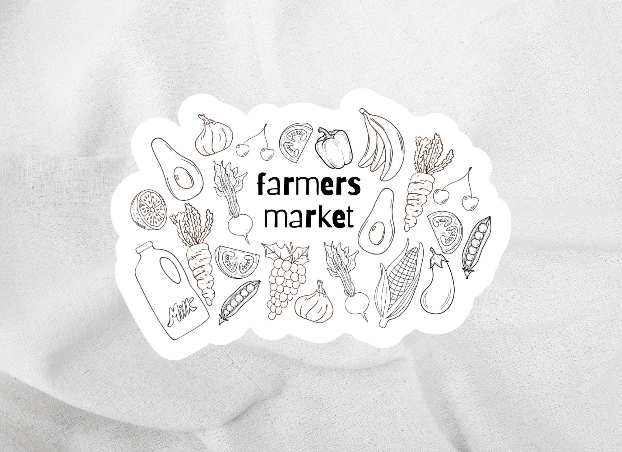 Farmers Market sticker
