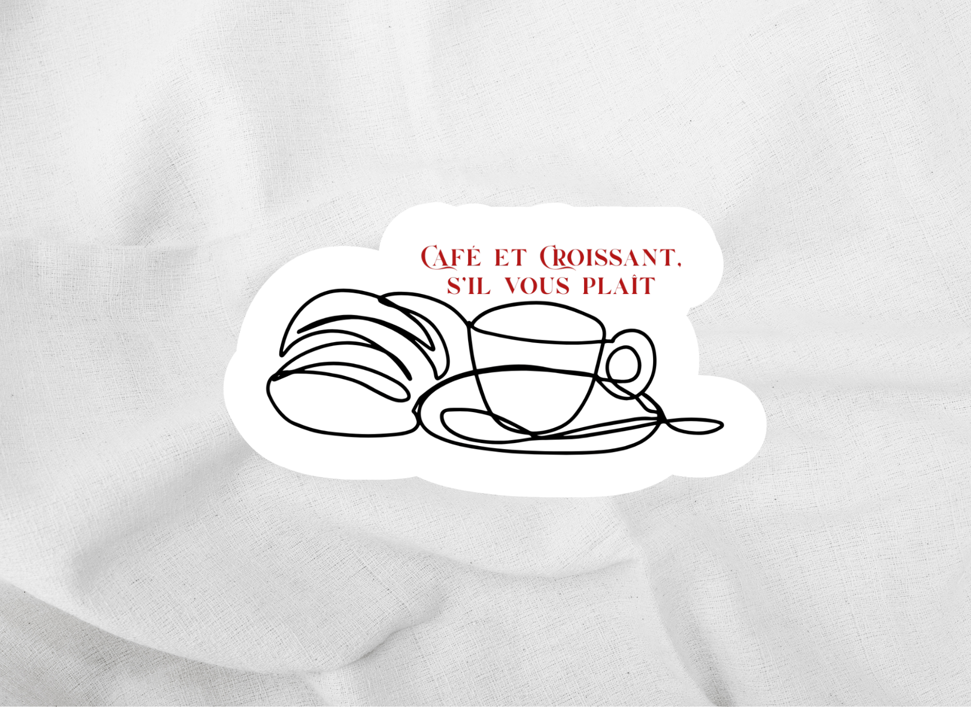 S'il Vous Plait sticker