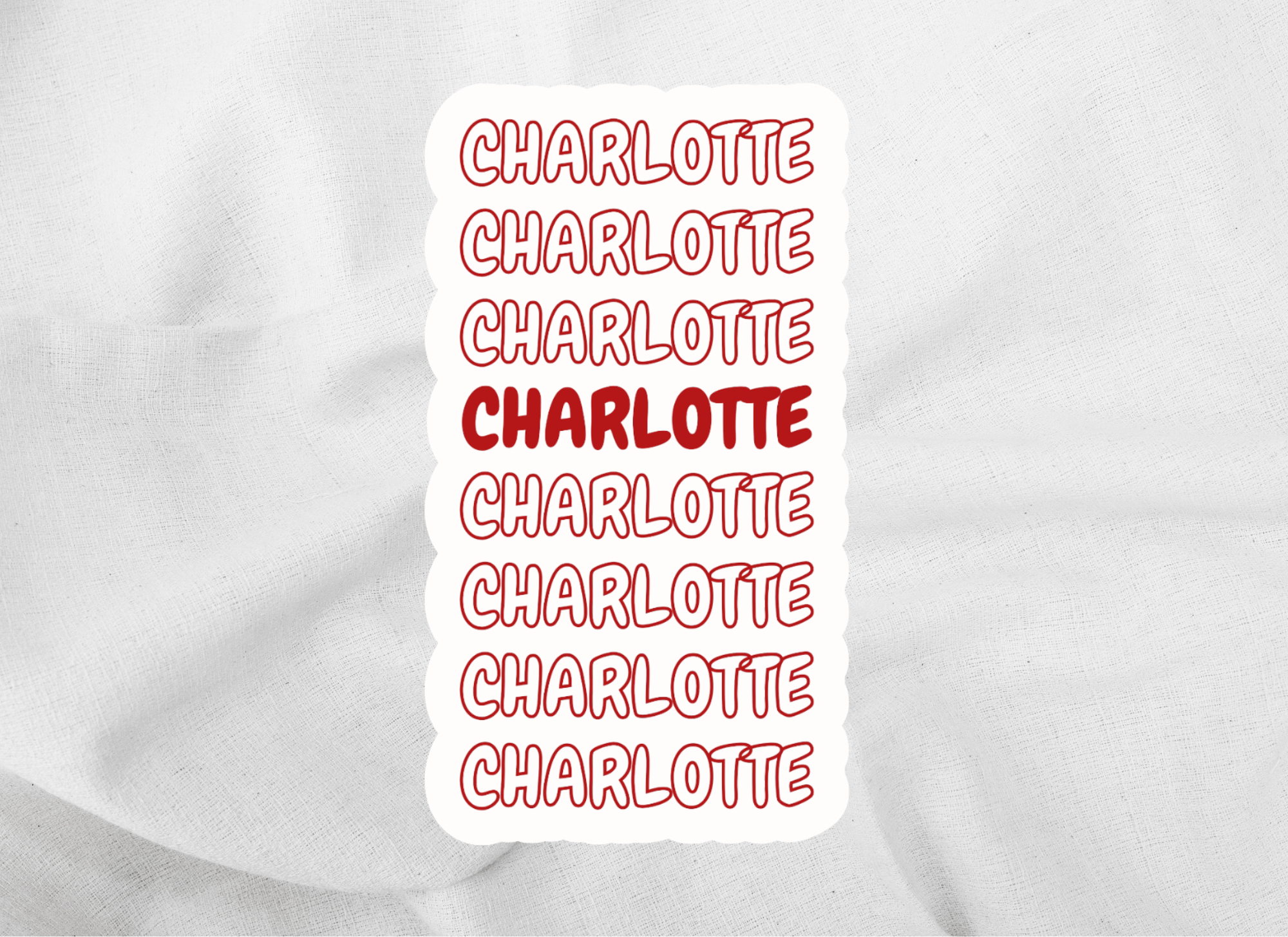 Charlotte sticker