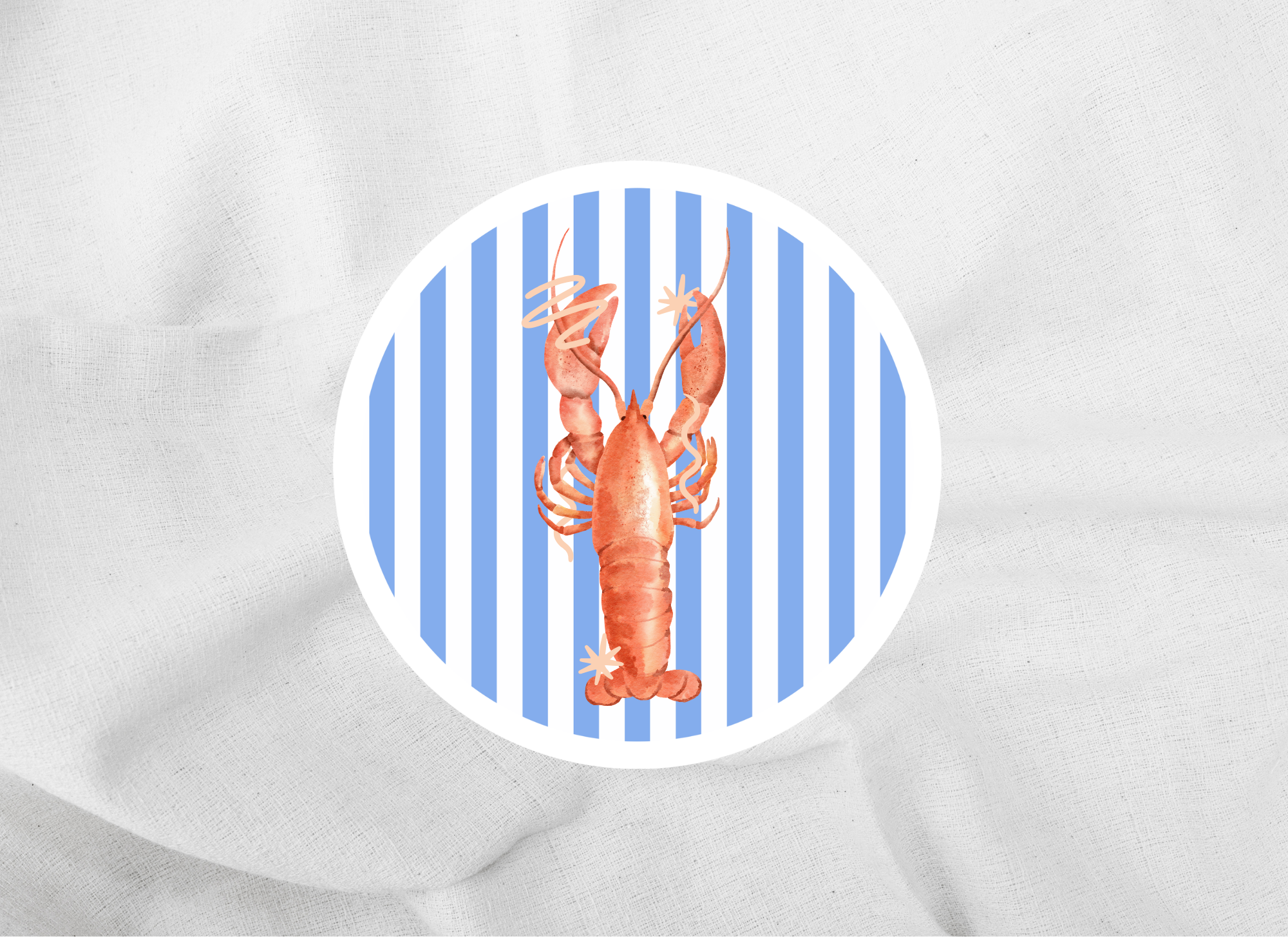Lobster sticker